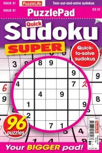 PuzzleLife PuzzlePad Sudoku Super - Is. 51 2025
