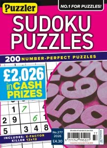 Puzzler Sudoku Puzzles - Is. 277 2026