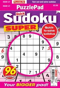 PuzzleLife PuzzlePad Sudoku Super - Is. 67 2026