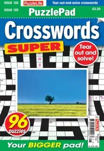 PuzzleLife PuzzlePad Crosswords Super - Is. 105 2026