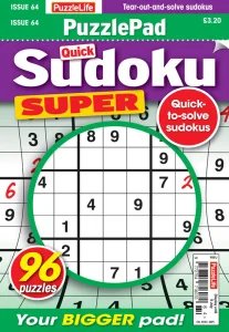 PuzzleLife PuzzlePad Sudoku Super - Is. 64 2026