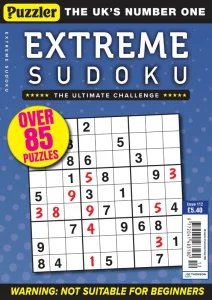 Puzzler Extreme Sudoku - Is. 112 2026