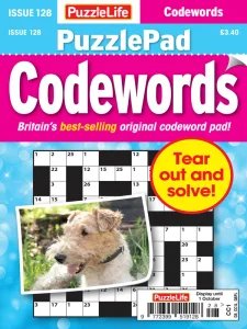 PuzzleLife PuzzlePad Codewords - Is. 128 2026