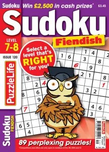 PuzzleLife Sudoku Fiendish - Is. 120 2026