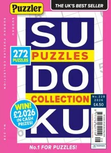 Puzzler Sudoku Puzzles Collection - Is. 228 2026