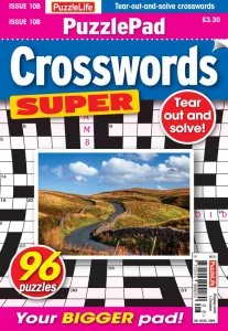 PuzzleLife PuzzlePad Crosswords Super - Is. 108 2026