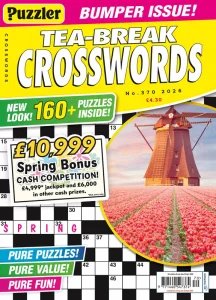 Puzzler Tea-Break Crosswords - Is. 370 2026